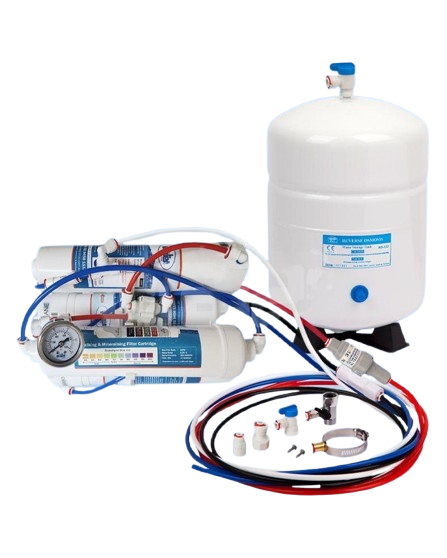 Compact Ultra High Purity Under Sink Reverse Osmosis System with Alkaliser - 4 Stage