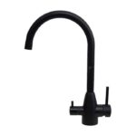 Stainless Steel 3 Way High Loop Matte Black Mixer Tap +$420.00
