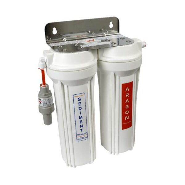 Aragon Twin Under Sink Water Filter - Rain & Bore Guard