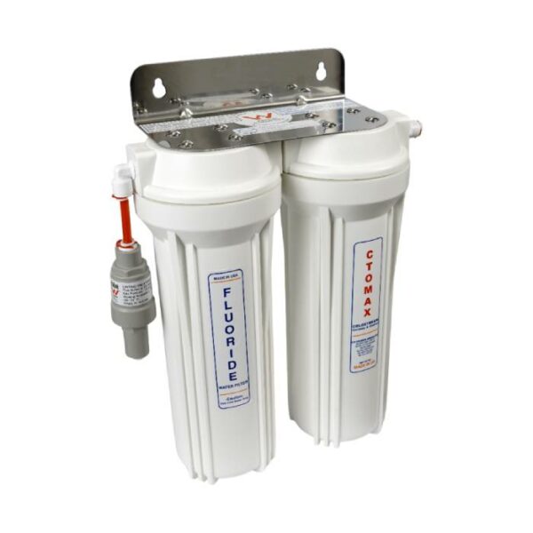CTO Max Twin Under Sink Water Filter - Maximum Fluoride Shield