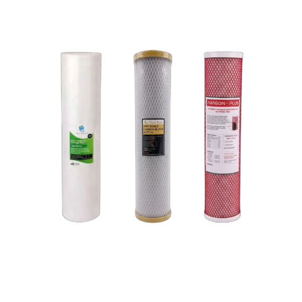 Whole Home Hard Water Chemical & Bacteria Replacement Filter Set